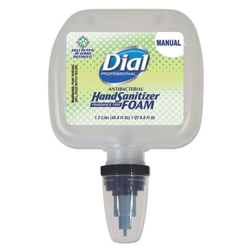 Antibacterial Foam Hand Sanitizer, 1.2 L Refill, Fragrance-free, 3-carton