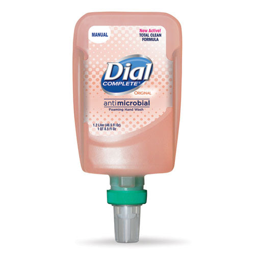 Antibacterial Foaming Hand Wash Refill For Fit Manual Dispenser, Original, 1.2 L, 3-carton