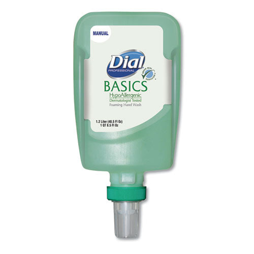 Basics Hypoallergenic Foaming Hand Wash Refill For Fit Manual Dispenser, Honeysuckle, 1.2 L, 3-carton