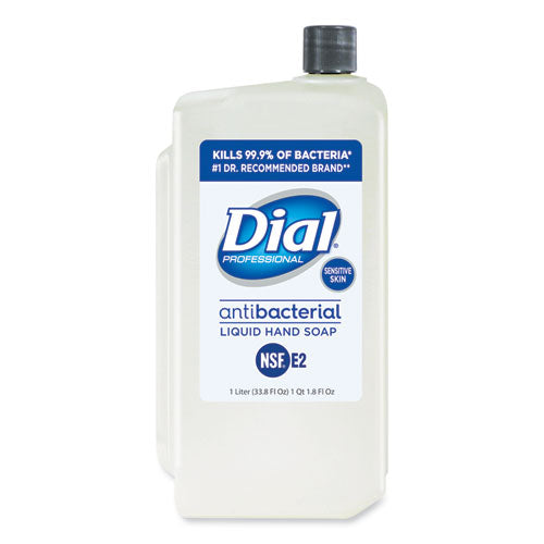Antibacterial Liquid Hand Soap For Sensitive Skin Refill For 1 L Liquid Dispenser, Floral, 1 L, 8-carton
