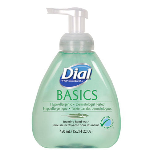 Basics Hypoallergenic Foaming Hand Wash, Honeysuckle, 15.2 Oz, 4-carton