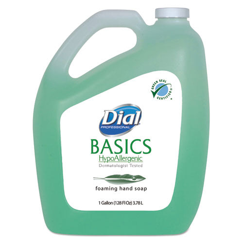 Basics Hypoallergenic Foaming Hand Wash, Honeysuckle, 1 Gal, 4-carton