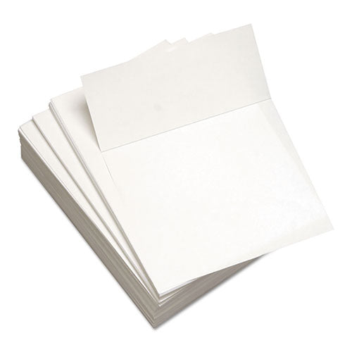 Custom Cut-sheet Copy Paper, 92 Bright, Micro-perforated 3.66" From Top, 20lb, 8.5 X 11, White, 500-ream