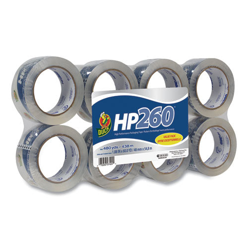 Hp260 Packaging Tape, 3" Core, 1.88" X 60 Yds, Clear, 8-pack