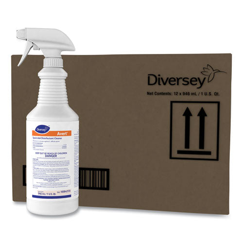 Avert Sporicidal Disinfectant Cleaner, 32 Oz Spray Bottle, 12-carton