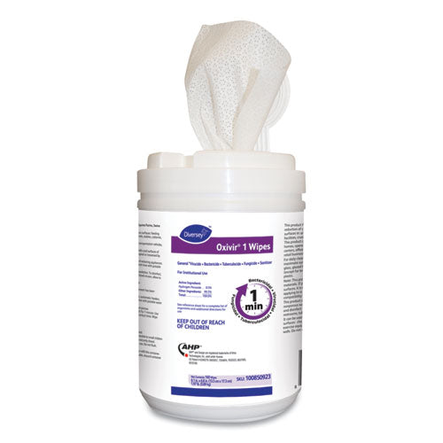 Oxivir 1 Wipes, 6" X 7", 160-canister, 12-carton