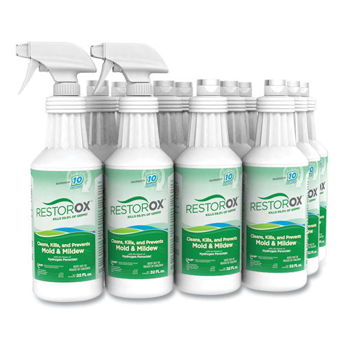 Restorox One Step Disinfectant Cleaner And Deodorizer, 32 Oz Bottle, 12-carton