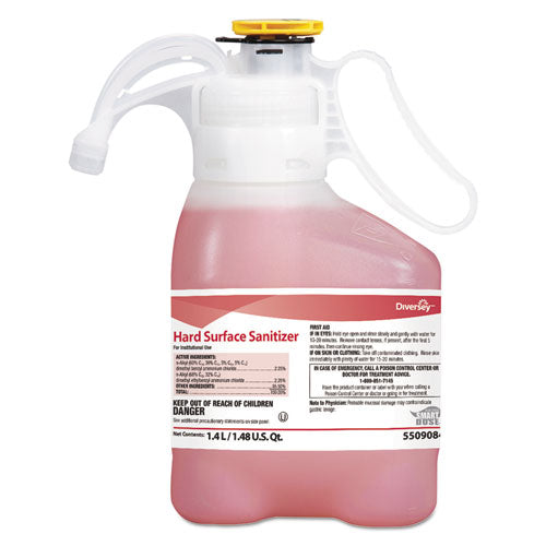 Hard Surface Sanitizer, Red, 1.4 L Bottle, 2-carton