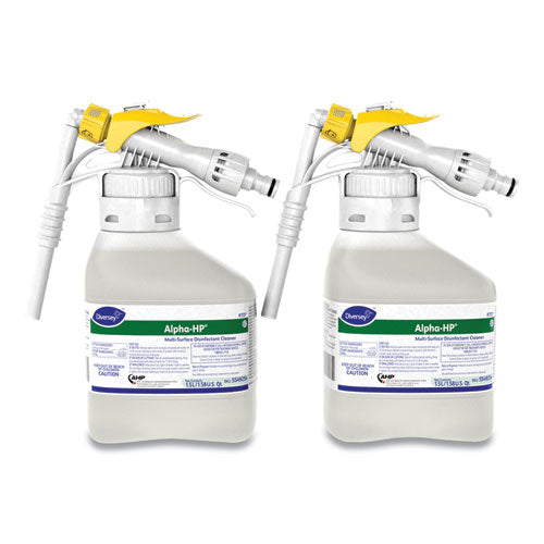 Alpha-hp Multi-surface Disinfectant Cleaner, Citrus Scent, 1.5 L Rtd Spray Bottle, 2-carton