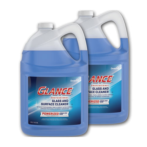 Glance Powerized Glass And Surface Cleaner, Liquid, 1 Gal, 2-carton