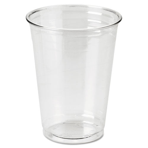 Clear Plastic Pete Cups, 10 Oz, Wisesize, 25-pack, 20 Packs-carton
