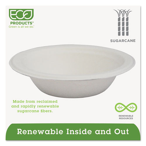 Renewable And Compostable Sugarcane Bowls, 12 Oz, Natural White, 50-pack, 20 Packs-carton