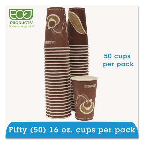 Evolution World 24% Recycled Content Hot Cups Convenience Pack, 16 Oz, 50-pack