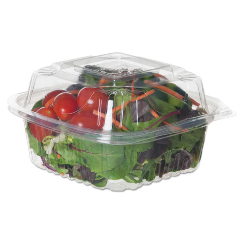 Clear Clamshell Hinged Food Containers, 6 X 6 X 3, 80-pack, 3 Packs-carton