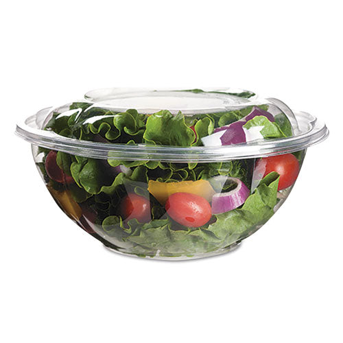 Renewable And Compostable Containers, 18 Oz, 5.5" Diameter X 2.3"h, Clear, 150-carton
