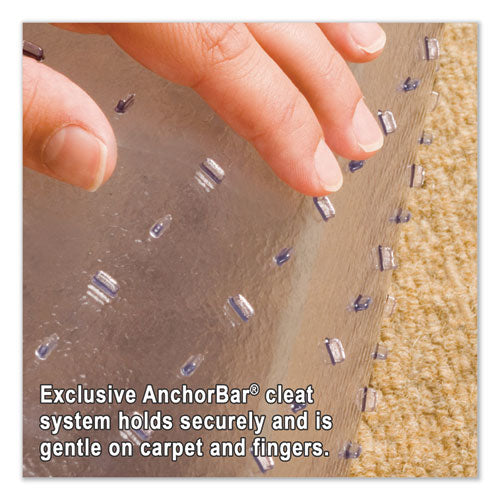 Performance Series Anchorbar Chair Mat For Carpet Up To 1", 46 X 60, Clear