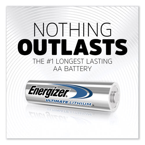 Ultimate Lithium Aa Batteries, 1.5v, 4-pack