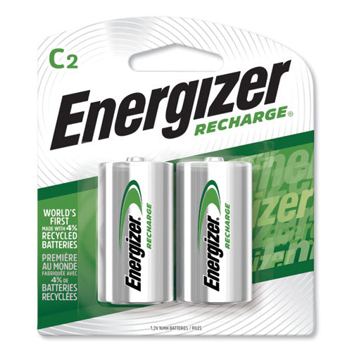 Nimh Rechargeable C Batteries, 1.2 V, 2-pack