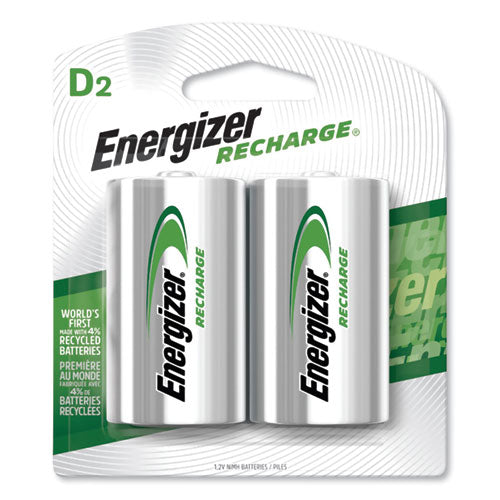 Nimh Rechargeable D Batteries, 1.2v, 2-pack