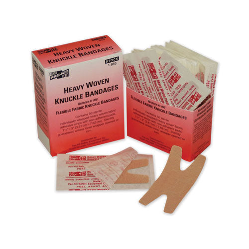 Heavy Woven Knuckle Bandages, Sterile, Individually Wrapped, 50-box