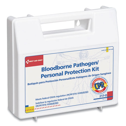 Bloodborne Pathogen And Personal Protection Kit With Microshield, 26 Pieces