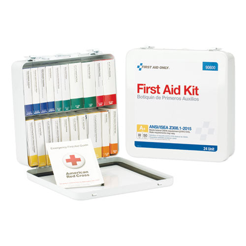 Unitized Ansi Class A Weatherproof First Aid Kit For 50 People, 24 Units