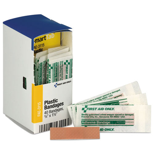 Refill For Smartcompliance General Business Cabinet, Plastic Bandages, 3-8  X 1 2-3, 40-bx