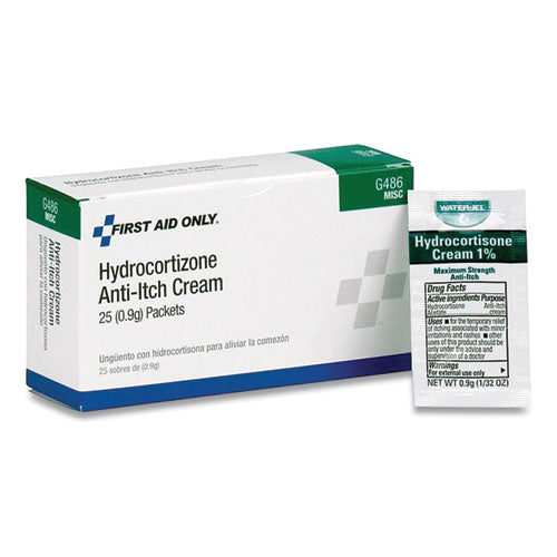 Hydrocortisone Anti-itch Cream, 0.03 Oz Packets, 25-box