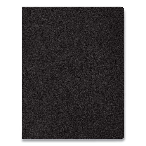 Executive Leather-like Presentation Cover, Black, 11 X 8.5, Unpunched, 200-pack
