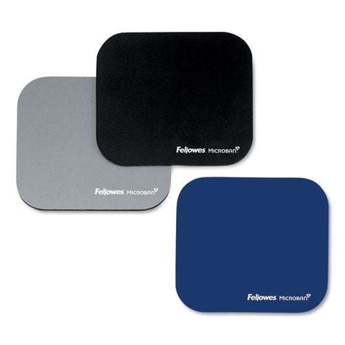 Mouse Pad With Microban Protection, 9 X 8, Navy