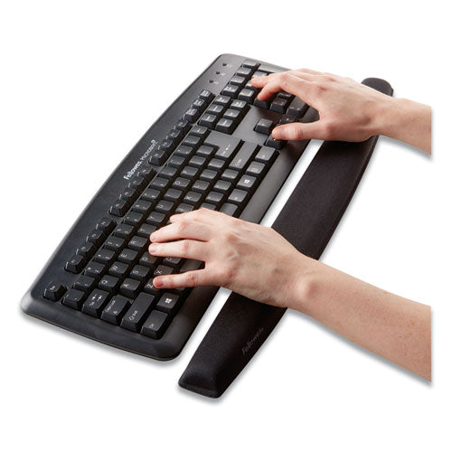 Memory Foam Keyboard Wrist Rest, 19 5-16 X 2 5-16, Black