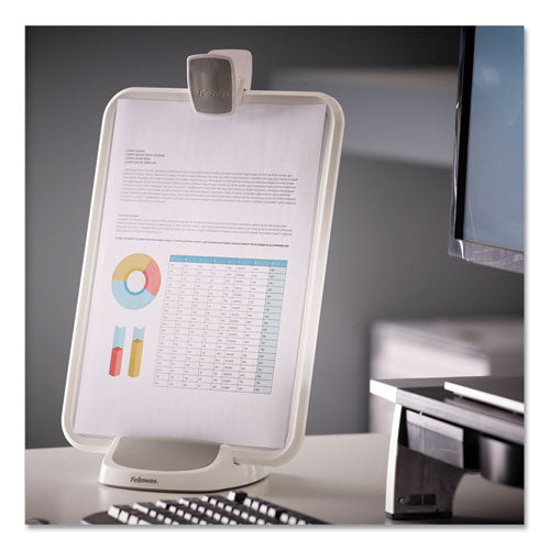 I-spire Series Document Lift, Abs Plastic, 100 Sheet Capacity, White-gray