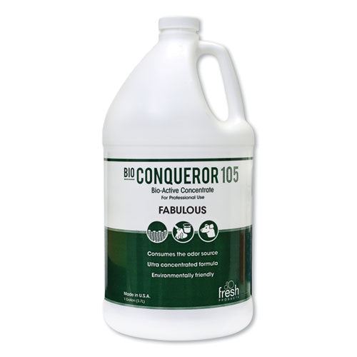 Bio Conqueror 105 Enzymatic Odor Counteractant Concentrate, Lavendar, 1 Gal Bottle, 4-carton