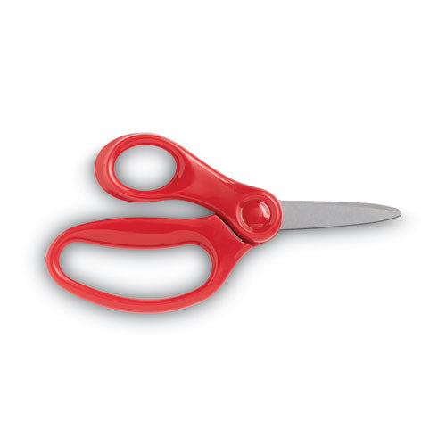 Kids-student Scissors, Pointed Tip, 5" Long, 1.75" Cut Length, Assorted Straight Handles