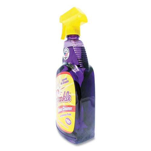 Glass Cleaner, 33.8 Oz Spray Bottle, 12-carton