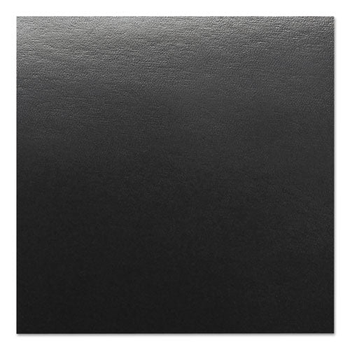 Leather-look Presentation Covers For Binding Systems, Black, 11.25 X 8.75, Unpunched, 100 Sets-box