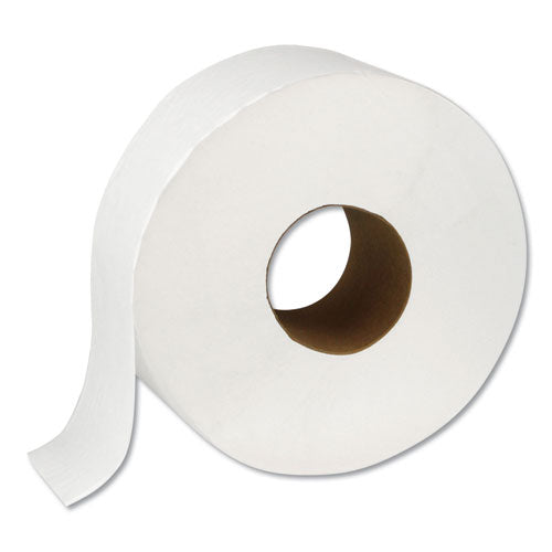 Jrt Jumbo Bath Tissue, Septic Safe, 1-ply, White, 9" Dia, 3.5 X 1,200 Ft, 12 Rolls-carton