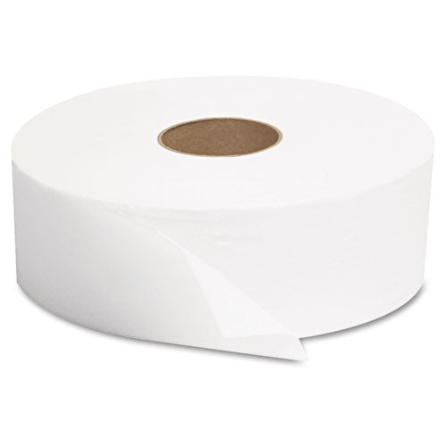 Jrt Jumbo Bath Tissue, Septic Safe, 1-ply, White, 10" Dia, 6 Rolls-carton