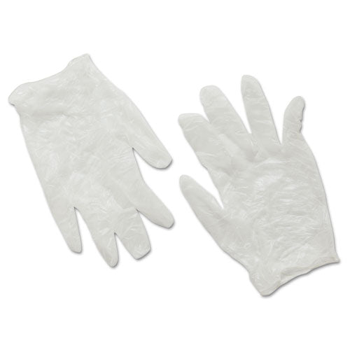 General-purpose Vinyl Gloves, Powdered, Large, Clear, 2 3-5 Mil, 1000-carton