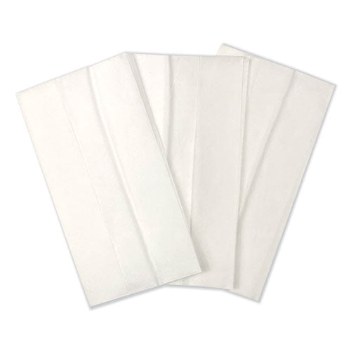 Tall-fold Napkins, 1-ply, 7 X 13 1-4, White, 10,000-carton
