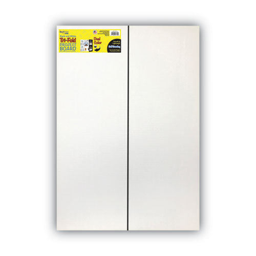 Two Cool Tri-fold Poster Board, 36 X 48, Black-white, 6-carton