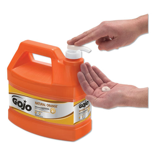 Natural Orange Smooth Hand Cleaner, Citrus Scent, 1 Gal Pump Dispenser, 4-carton