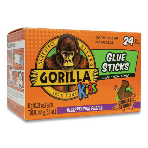 School Glue Sticks, 0.21 Oz-stick, Dries Clear, 24-pack