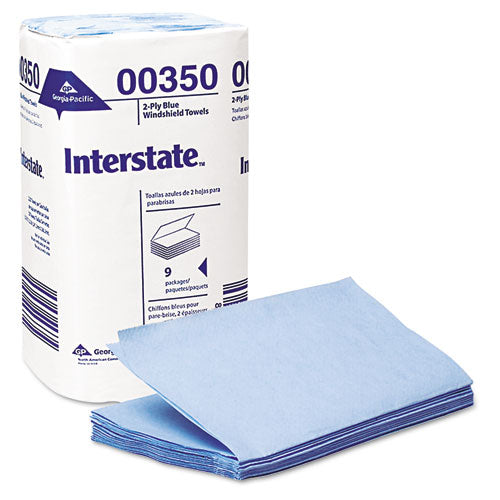 Two-ply Singlefold Auto Care Paper Wipers, 9.5 X 10.5, Blue, 250-pack, 9 Packs-carton
