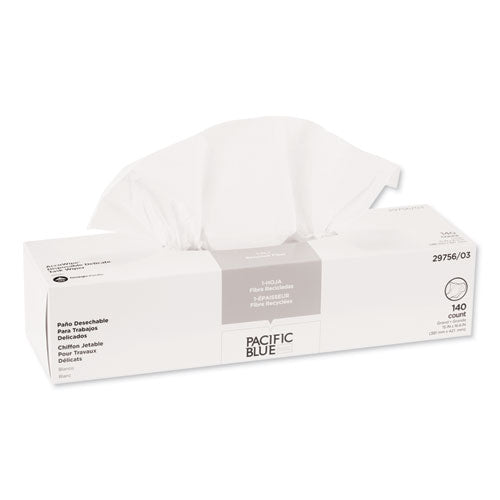 Accuwipe Recycled One-ply Delicate Task Wipers, 4.5 X 8.25, White, 280-box