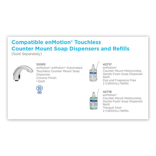 Gp Enmotion Counter Mount Foam Soap Refill, Fragrance-free, 1,800 Ml, 2-carton