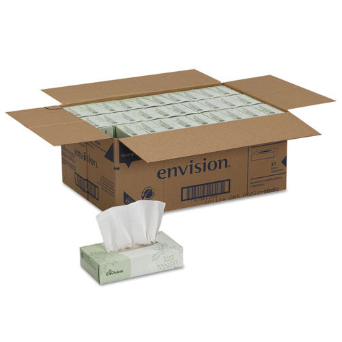 Facial Tissue, 2-ply, White, 100 Sheets-box, 30 Boxes-carton