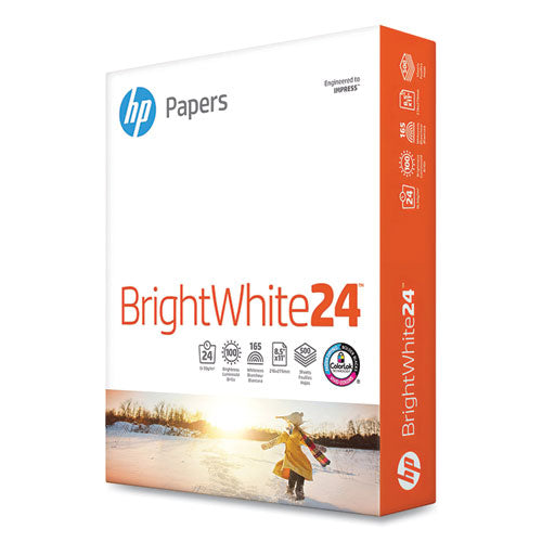 Brightwhite24 Paper, 100 Bright, 24lb, 8.5 X 11, Bright White, 500-ream