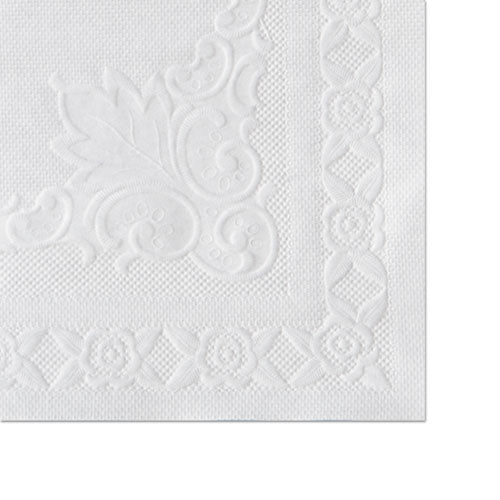 Classic Embossed Straight Edge Placemats, 10 X 14, White, 1,000-carton