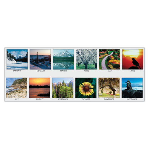 Earthscapes Scenic Desk Pad Calendar, Scenic Photos, 22 X 17, White Sheets, Black Binding-corners,12-month (jan-dec): 2023